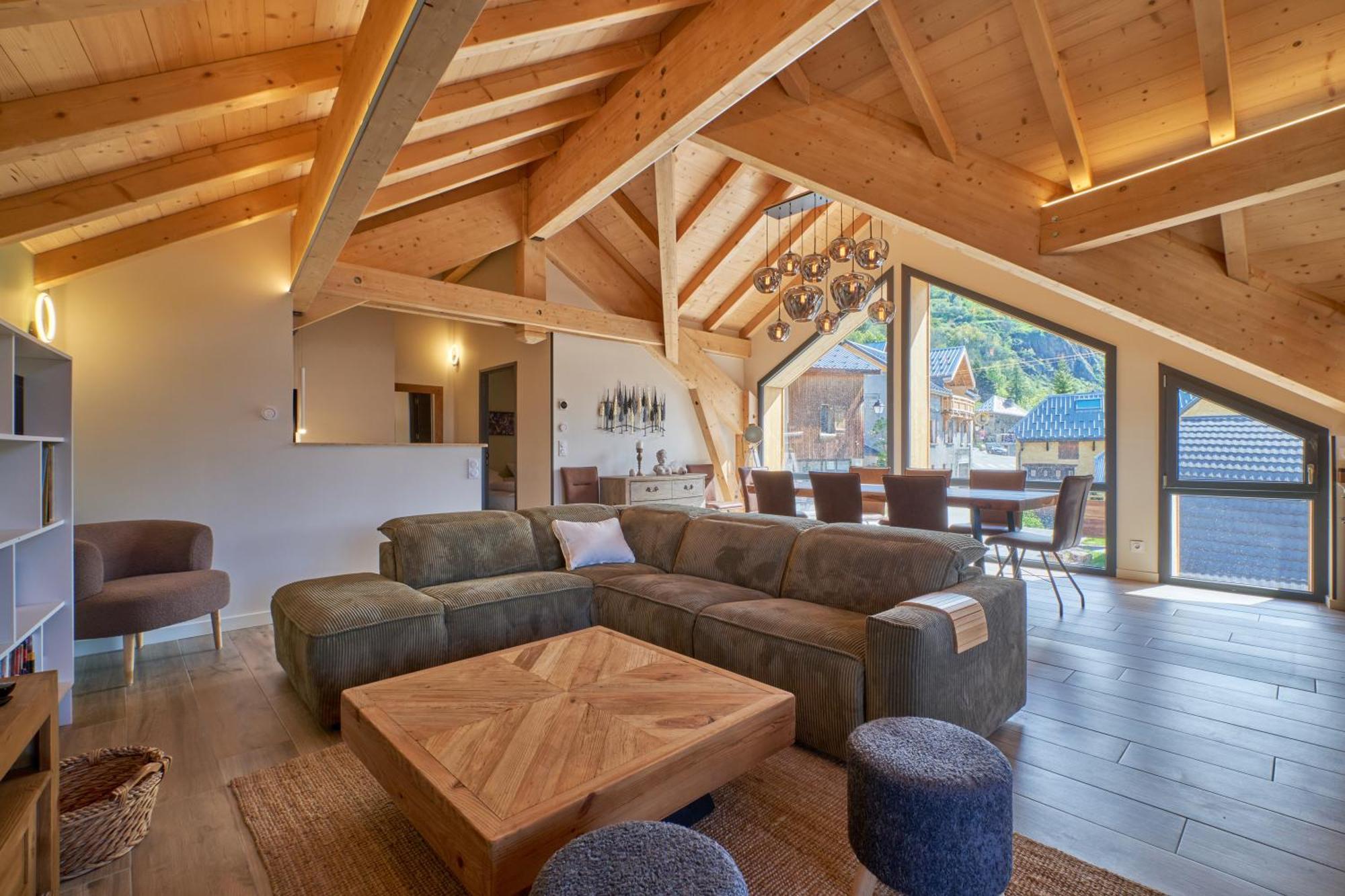 La Grange Lägenhet Huez Exteriör bild
